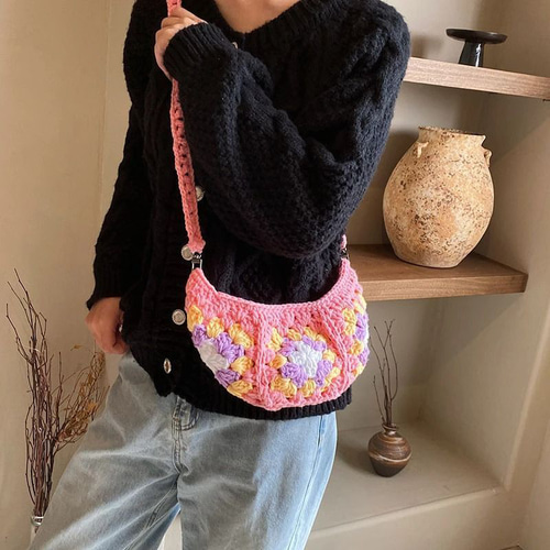 バッグ ショルダーバッグ クロスオーバーボディバッグ 花柄