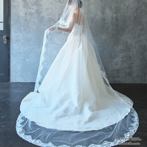 ロングベール【クラシック】VL-05|花嫁 結婚式 挙式 ウエディング 長い
