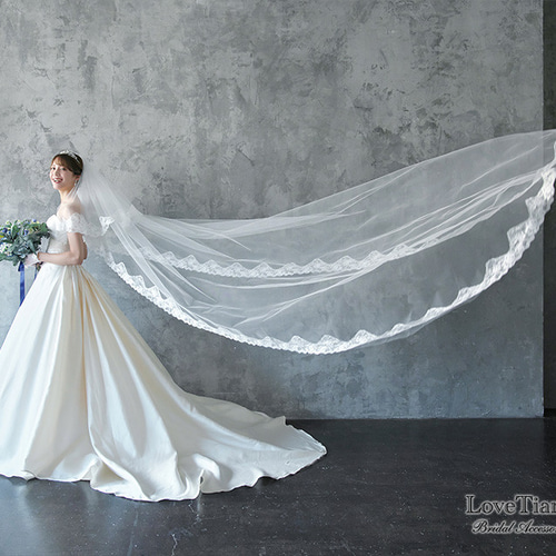 ロングベール【クラシック】VL-05|花嫁 結婚式 挙式