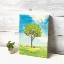 原画『My time』テクスチャーアート 夕焼け 絵 絵画 風景 インテリア