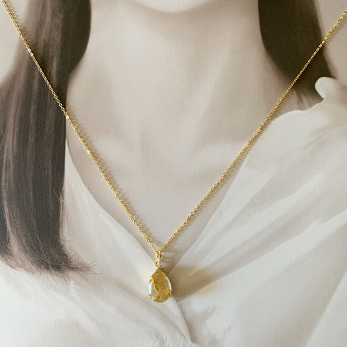 ユニセックス】強運を引き寄せるルチルクォーツ・ネックレス