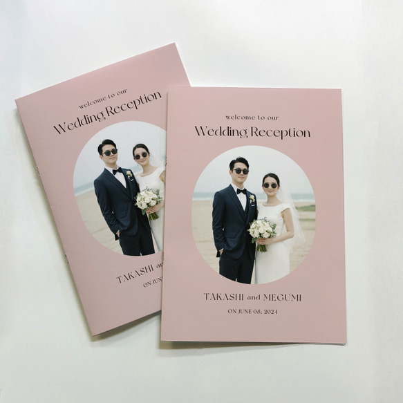 8PプロフィールブックA5サイズ No.01｜選べる内容｜席次表｜結婚式