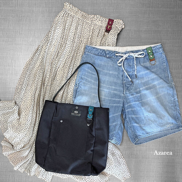 【オーダーカラー15色】あったら便利なレザーベルトクリップ・ベルトフック・クリップキーホルダー・カラビナ 4枚目の画像