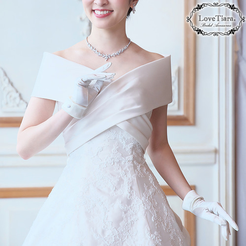 サテンショートグローブ【クラシック】SG-37|結婚式 挙式