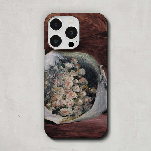 スマホケース / ピエール オーギュスト ルノワール「桟敷席 の 花束