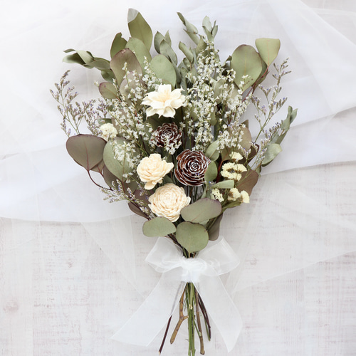 New！】シックなウェディングブーケ フォトウェディング 前撮り