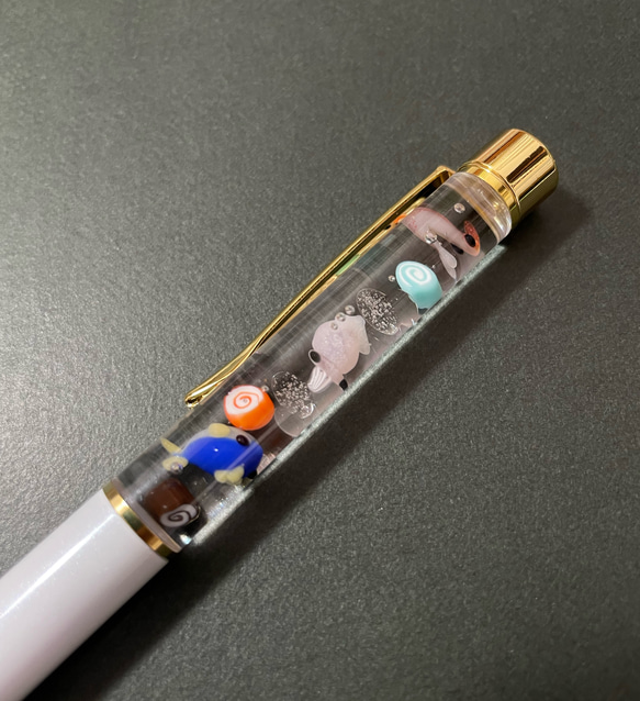 スノードームボールペン ◇富山のおいしいモノ◇受注制作 ペン