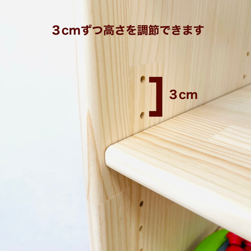 ハンドメイド　カラーボックス風ラック・棚　オーダー受け付けます 4段 カラーボックス 可動棚 サイズオーダーOK 棚・シェルフ・ラック T