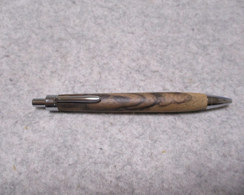 519 黒柿　孔雀杢　木軸シャーペン　ボールペン　細軸 d3613ee19c093765911ddce8d5e1c3