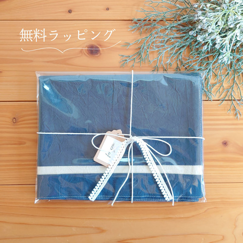 夏色/32✕42cm＊ランチョンマット＊夏らしいブルー系カラー