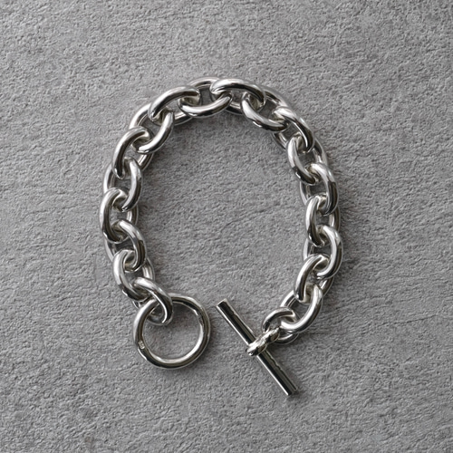 シルバー925製 4MM ラウンドチェーンブレスレット ブレスレット