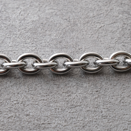 シルバー925製 4MM ラウンドチェーンブレスレット ブレスレット