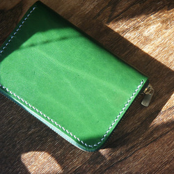 受注製作】【送料無料】ルガトショルダーのロングウォレット【パロット