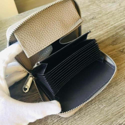 ミニ財布 本革 メンズ レディース 二つ折り コンパクト レザー コイン