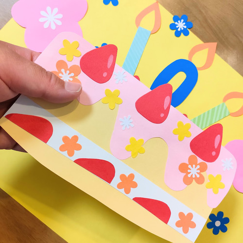 数字選択可 バースデーケーキ 誕生日 壁面 飾り アルバム フォト