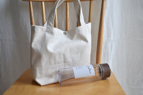 再販⭐︎ミニトートバッグ/ジムバッグ/キャンバス/シンプル 4枚目の画像