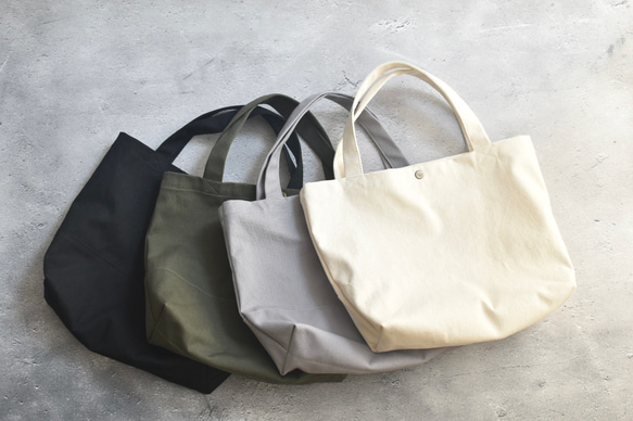 再販⭐︎ミニトートバッグ/ジムバッグ/キャンバス/シンプル 3枚目の画像