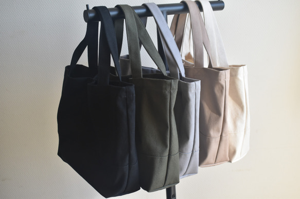 再販⭐︎ミニトートバッグ/ジムバッグ/キャンバス/シンプル 17枚目の画像