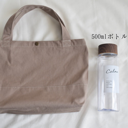 再販⭐︎ミニトートバッグ/ジムバッグ/キャンバス/シンプル 7枚目の画像