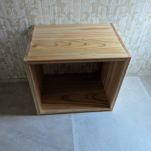 桧 オープンラック A4サイズ シェルフ 本棚 木製 オープンラック シェルフ A4サイズ 本棚 桧 本棚・絵本棚