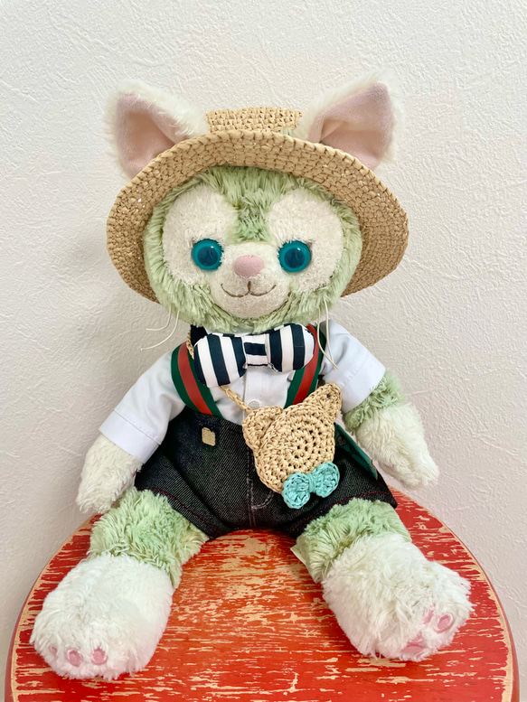 スーパーセール 50％（福袋 ジェラトーニ エコアンダリア 帽子ポシェットセット ぬいぐるみ 着せ替え服・アウトフィット