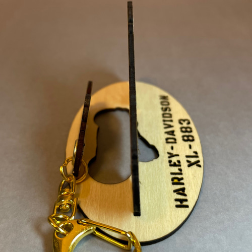 父の日・ハーレーダビッドソン・木製・組木・木製飾り・奈良木楽舎製 父の日・ハーレーダビッドソン・木製・組木・木製飾り・奈良木楽舎製