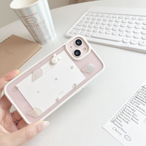 大人気シリーズ！】くまとうさぎのうるうるアイスクリーム iPhone