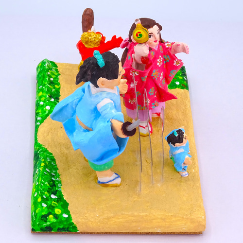絵本から飛び出したシリーズ 粘土人形「一寸法師」その3 その他