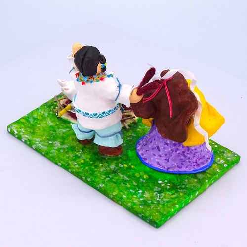 絵本から飛び出したシリーズ 粘土人形「因幡の白兎」その3 その他人形