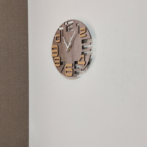 期間限定値下げ3000円引き】【名入れ・文字入れ】 ブラウン木調3D