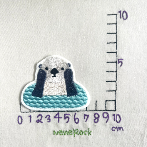 ラッコ○お名前ワッペン○ 雑貨・その他 茶虎堂□ネネロック 通販