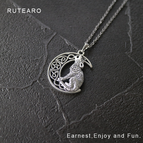 ハンドメイド パール シルバー ネックレス ブレスレット オオカミ SV925 ハンドメイド パール シルバー ネックレス ブレスレット オオカミ SV925