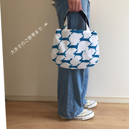 再販です⚮̈ ぷっくりまあるいタックバッグ⚮̈ minä perhonen