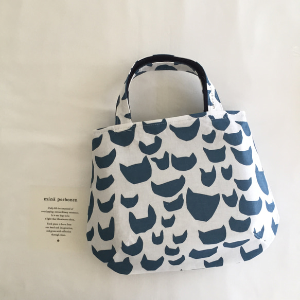 再販です⚮̈ ぷっくりまあるいタックバッグ⚮̈ minä perhonen 再販です⚮̈ ぷっくりまあるいタックバッグ⚮̈ minä perhonen