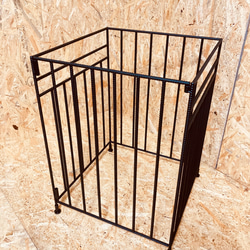 Lサイズ】折りたたみ式 ストーブガード コンパクト収納タイプ アイアン