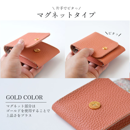 iPhoneケース】 ZIPポケットミラー付き背面手帳PUレザー LOGO