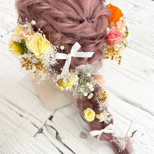 レッドよー ラプンツェル髪飾り♡挟むタイプ レッドよー様専用 ラプンツェル髪飾り♡挟むタイプ