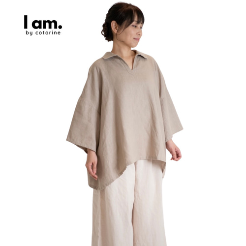 フラックスリネンシャツ【ユニセックス】お好きなカラーで❣️ シャツ