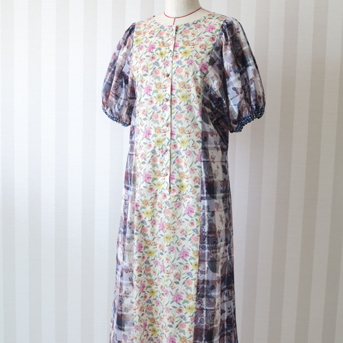 Sale ワンピース リバティプリント グアッシュガーデン×チャイルド  