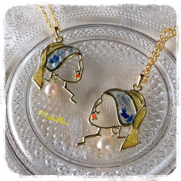 真珠の耳飾りの髑髏 真珠の耳飾りの髑髏