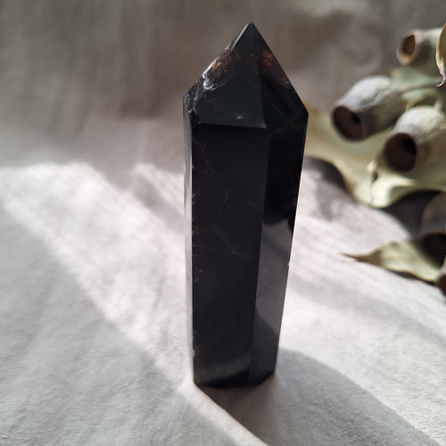 モリオン (黒水晶)六角柱 ポイント ⑦ その他インテリア雑貨 モリオン (黒水晶)六角柱 ポイント ⑦ その他インテリア雑貨