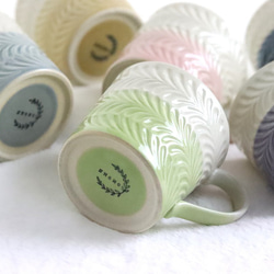 【波佐見焼　マグカップ】ローズマリー　マグカップ　＋Pink 3枚目の画像