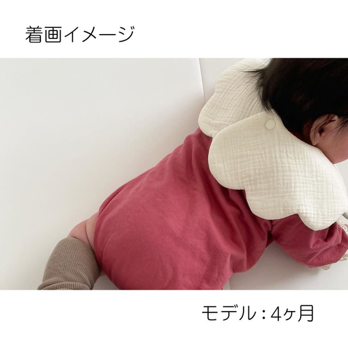 ふわふわな花びらスタイ ハンドメイド スタイ 360°スタイ 出産祝いに