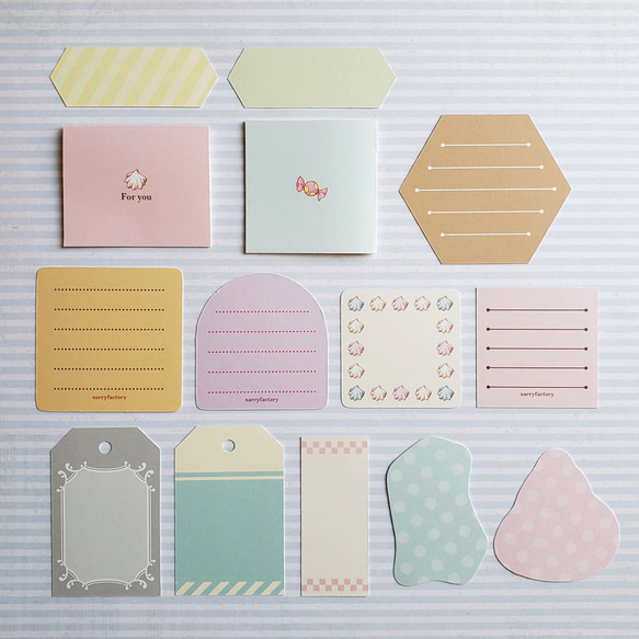 あまあまうさタグ＆カードセット 3枚目の画像