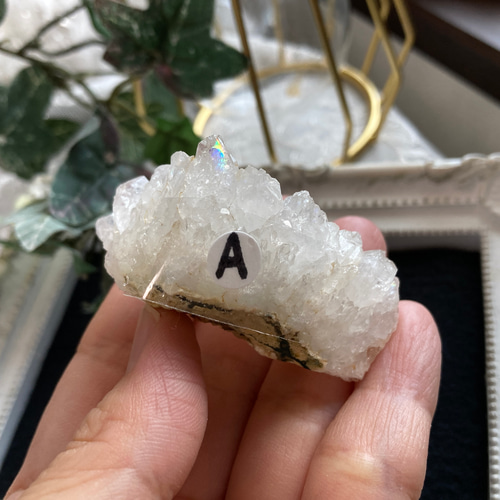 アナンダライト（天然レインボークォーツ）原石 A 天然石 マスカレード