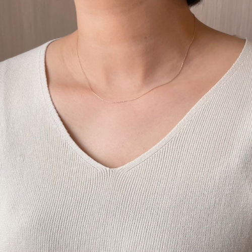DIAMOND HORSESHOE NECKLACE(2JN1039)K10 ネックレス｜スター