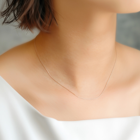 超安い品質 再販】初夏おしゃれ✨つけっぱなし K10 シンプル 華奢 チェーン アクセサリー