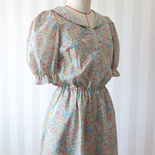 Sale セーラーカラーワンピース リバティプリント ジョアンナ