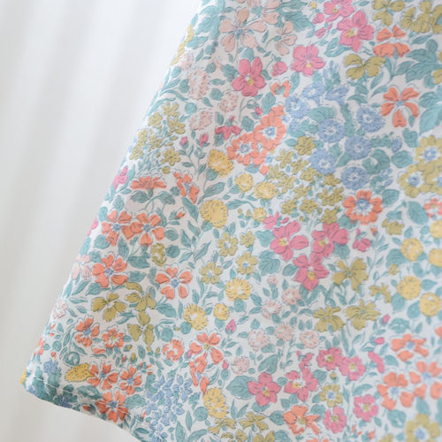 ちゃんまい♡90cmリバティ✖️無地セーラーワンピース ちゃんまい様専用♡90cmリバティ✖️無地セーラーワンピース