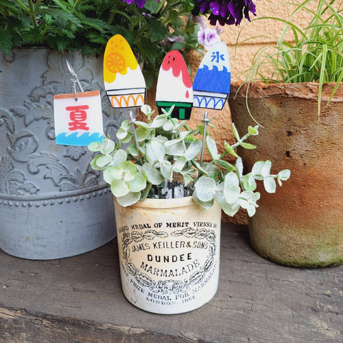 ワイヤークラフト ガーデニング雑貨 ガーデンピック 夏セット その他